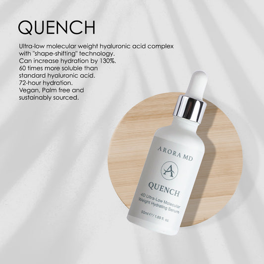 Arora MD QUENCH – 4D Ultra-Low Molecular Weight Hydrating Serum
