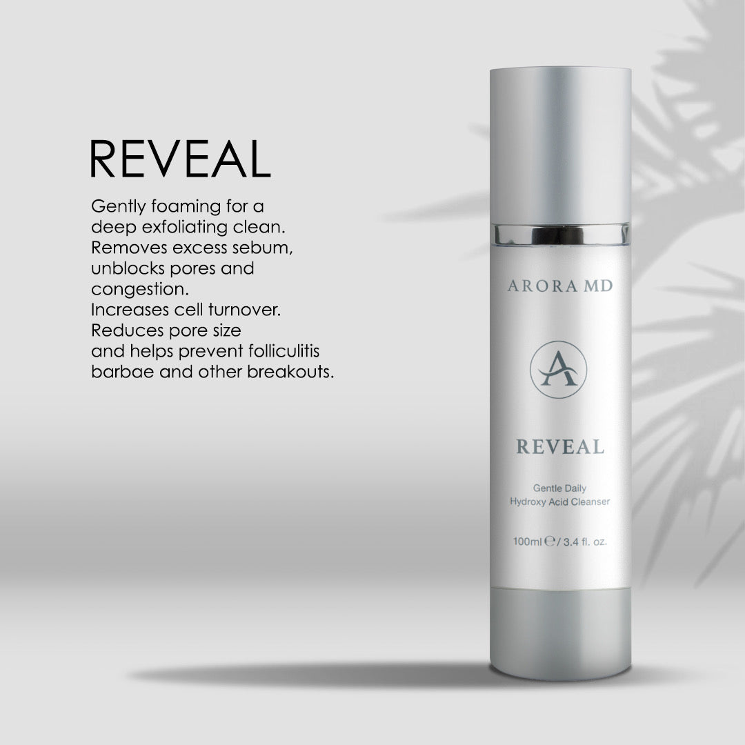 REVEAL | Gentle Daily Hydroxy Acid Cleanser I Arora MD