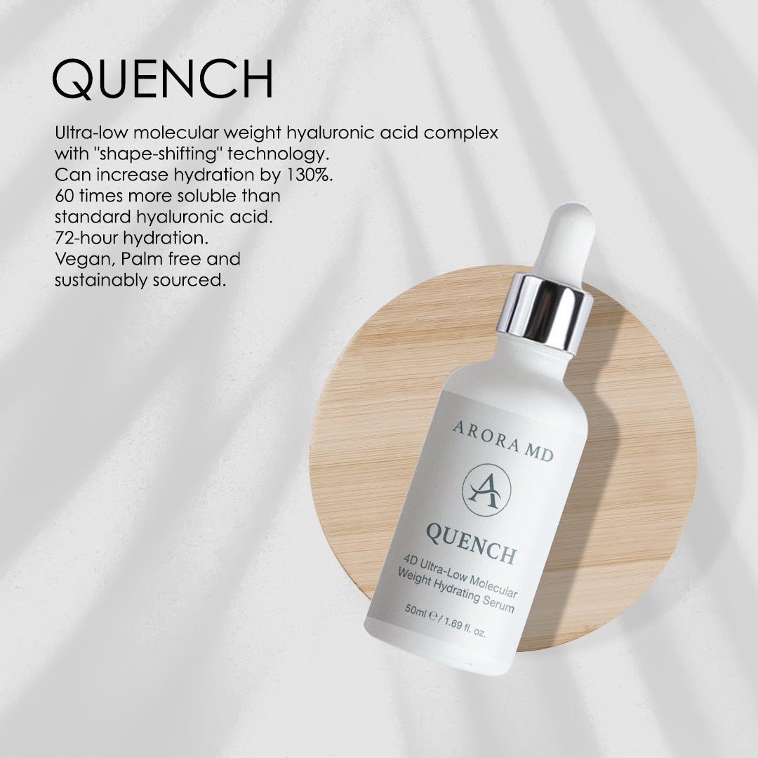 Arora MD QUENCH – 4D Ultra-Low Molecular Weight Hydrating Serum